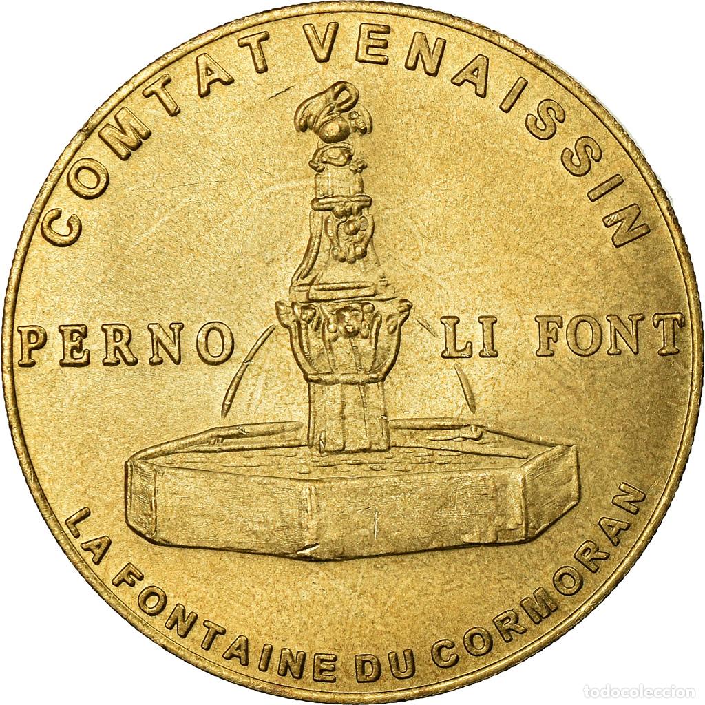 Medallas hist&oacute;ricas: [#719376] Francia, Token, 1 Euro de Pernes-les-Fontaines, 1996, FDC, Cobre - n&iacute;quel -
