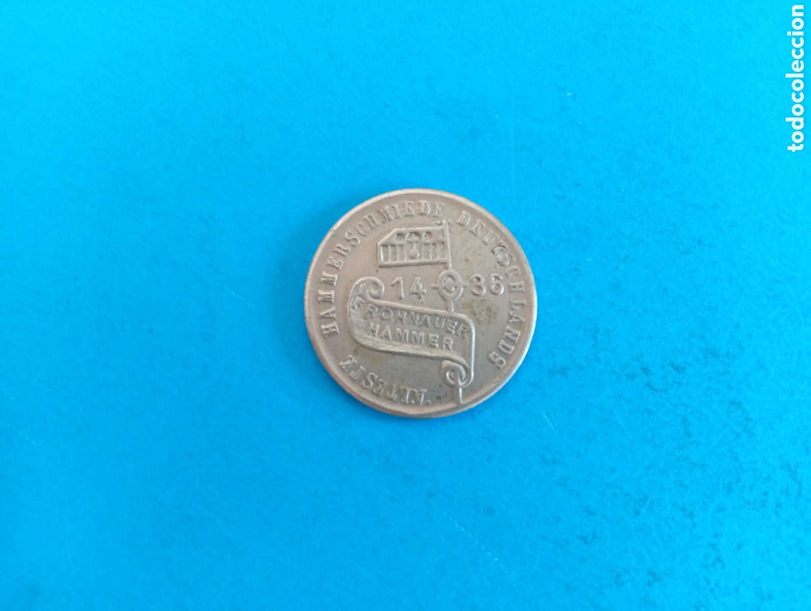 Medallas hist&oacute;ricas: Ficha conmemorativa de Alemania 1486