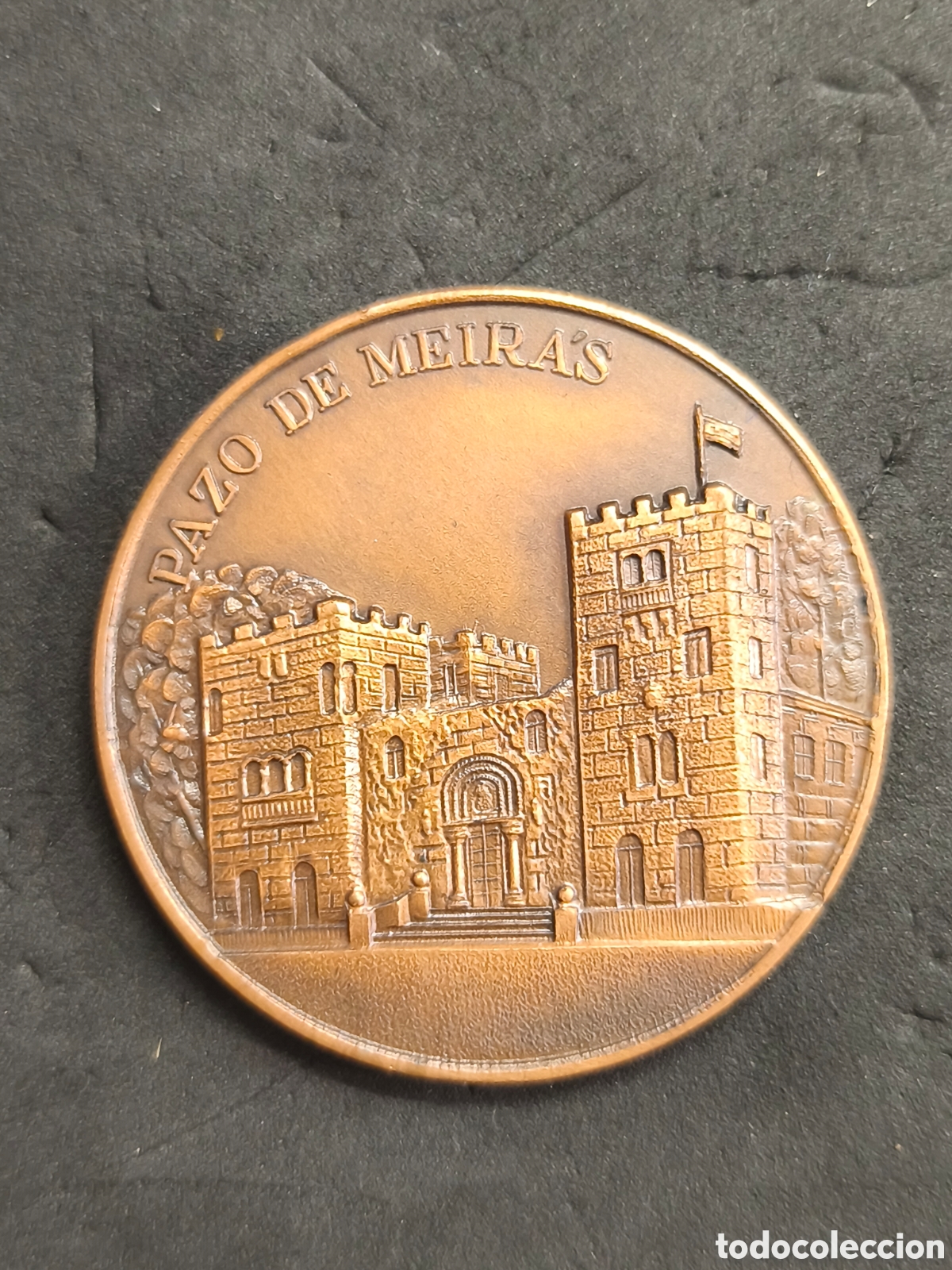 Medallas hist&oacute;ricas: Medalla de mano Fundaci&oacute;n Francisco Franco, Pazo de Meiras V aniversario 1980