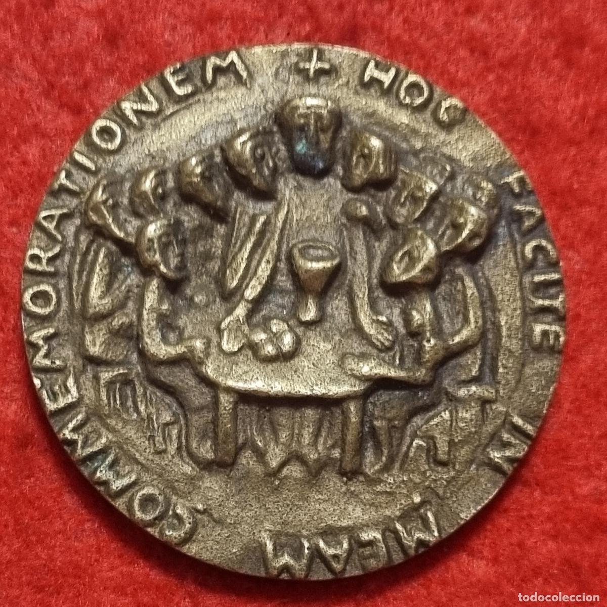 Medallas hist&oacute;ricas: MEDALLA ULTIMA CENA CONMEMORATIVA JOSE EMILIO SILVAJE ORIGINAL C38