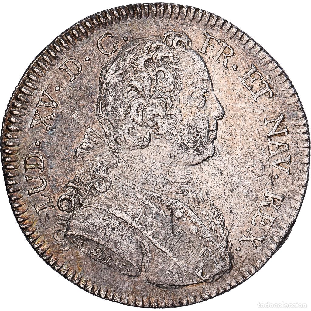 Medallas hist&oacute;ricas: [#1545048] Francia, zeton, Louis XV, Ordinaire des Guerres, 1726, Plata, EBC, Feuardent:538