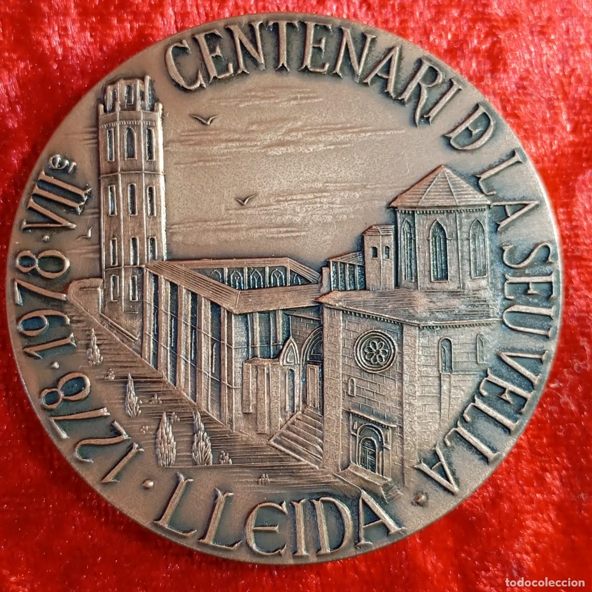 Medallas hist&oacute;ricas: MEDALLA CONMEMORATIVA - CENTENARI DE LA SEU VELLA - 1278-1978 - LEYDA TERRA BENEYTA / 70