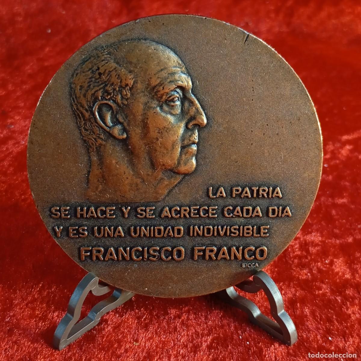 Medallas hist&oacute;ricas: MEDALLA CONMEMORATIVA - FRANCISCO FRANCO - EICCA - ESPA&Ntilde;A ES UNA UNIDAD DE DESTINO UNIVERSAL / 71