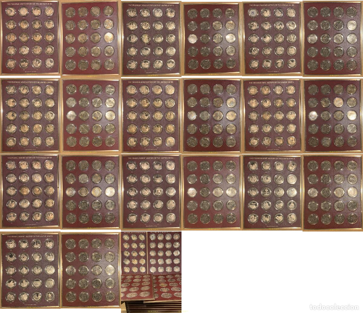 Medallas hist&oacute;ricas: THE FRANKLIN MINT HISTORY OF THE UNITED STATES BRONZE EDITION 200 PROOF