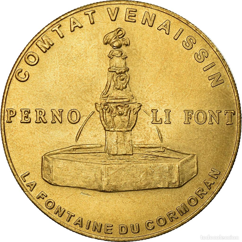Medallas hist&oacute;ricas: [#719384] Francia, Token, 1 Euro de Pernes-les-Fontaines, 1996, SC+, Cobre - n&iacute;quel -