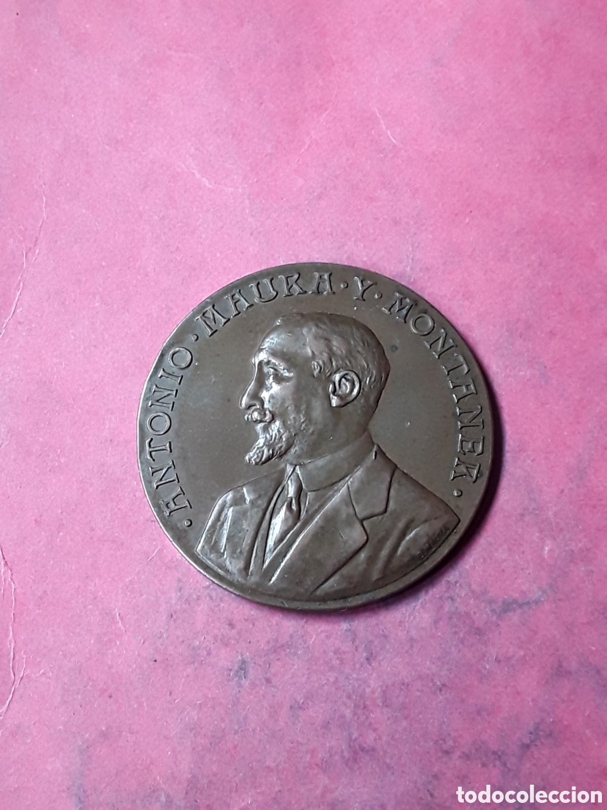 Medallas hist&oacute;ricas: MEDALLA ANTONIO MAURA Y MONTANER. 1917