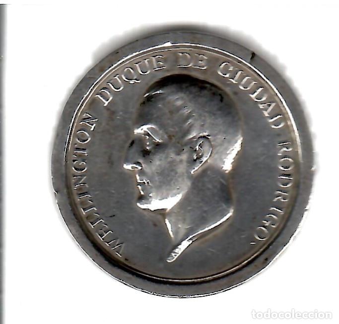Medallas hist&oacute;ricas: ESPECTACULAR MEDALLA DE PLATA A WELLINGTON 1813