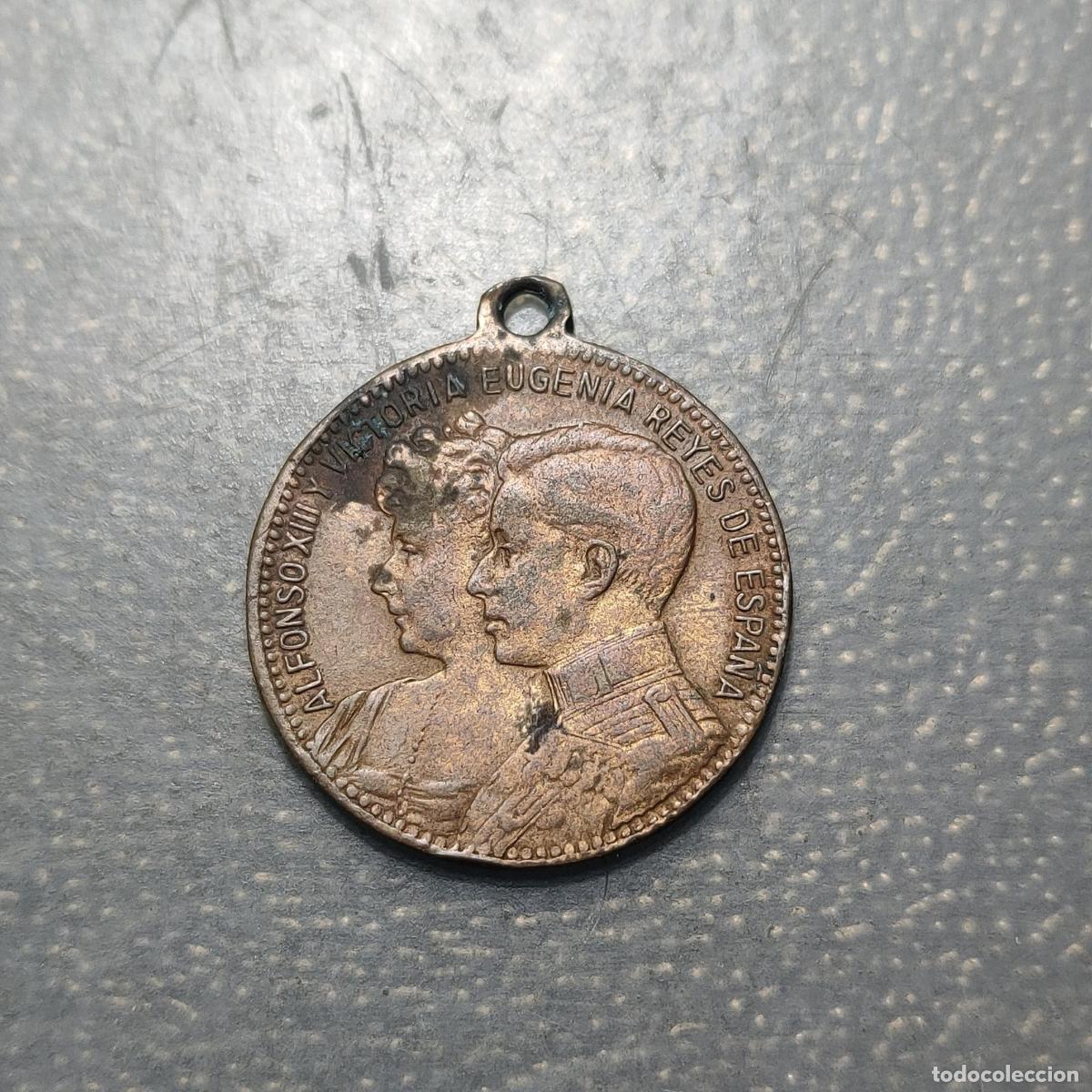 Medallas hist&oacute;ricas: MEDALLA ESPA&Ntilde;A MADRID 1906 ALFONSO XIII ENLACE REAL VICTORIA EUGENIA