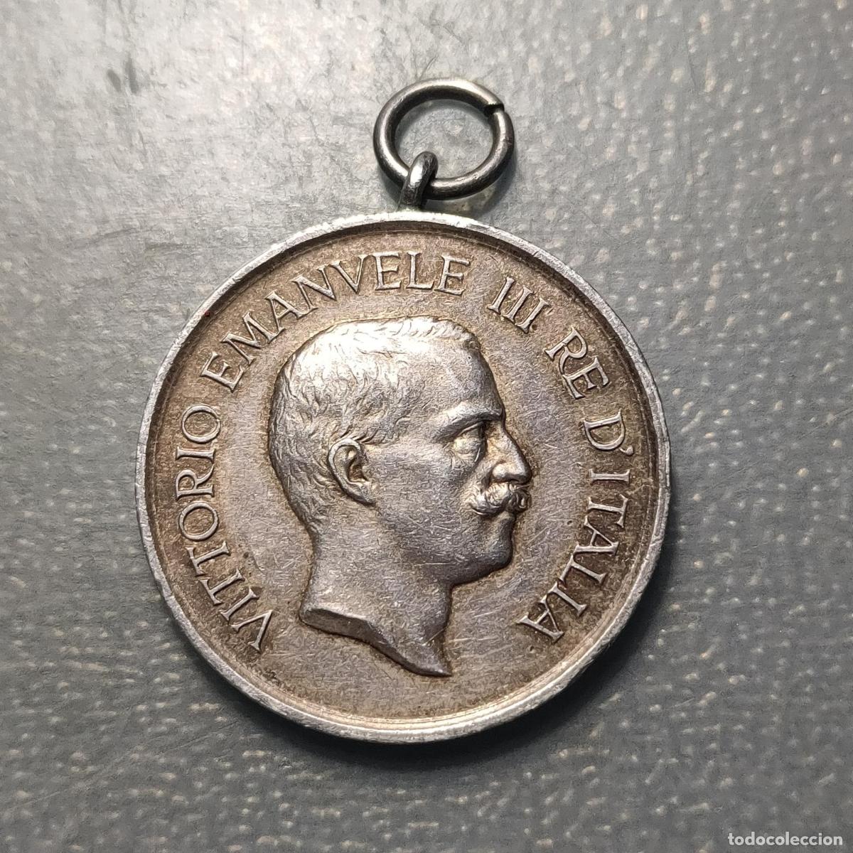 Medallas hist&oacute;ricas: MEDALLA ITALIA REINO VITTORIO EMANUELE III TIRO OFICIALES EJERCITO PLATA