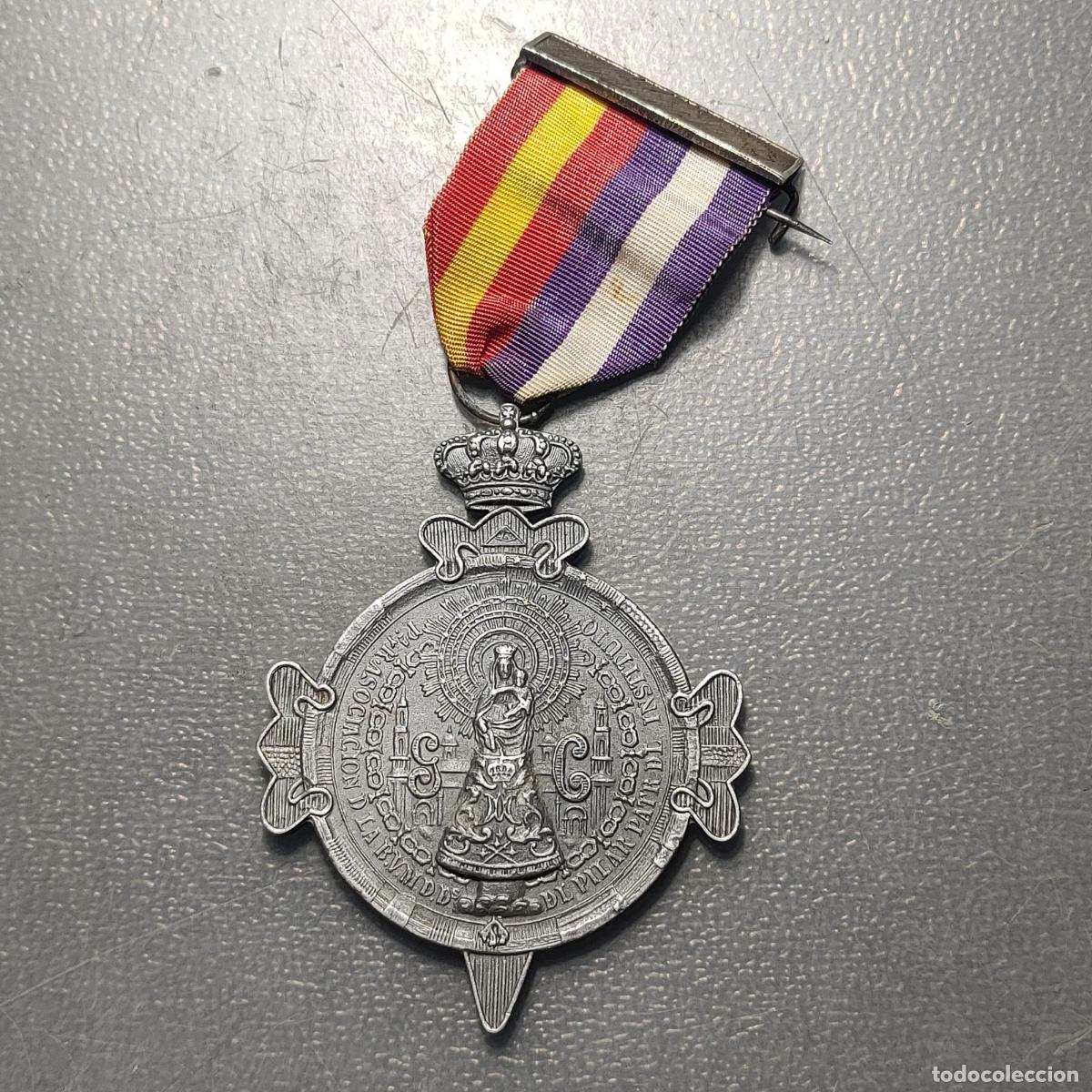 Medallas hist&oacute;ricas: MEDALLA ESPA&Ntilde;A ASOCIACION DE DAMAS DEL PILAR DE LA GUARDIA CIVIL SAGRADO CORAZON