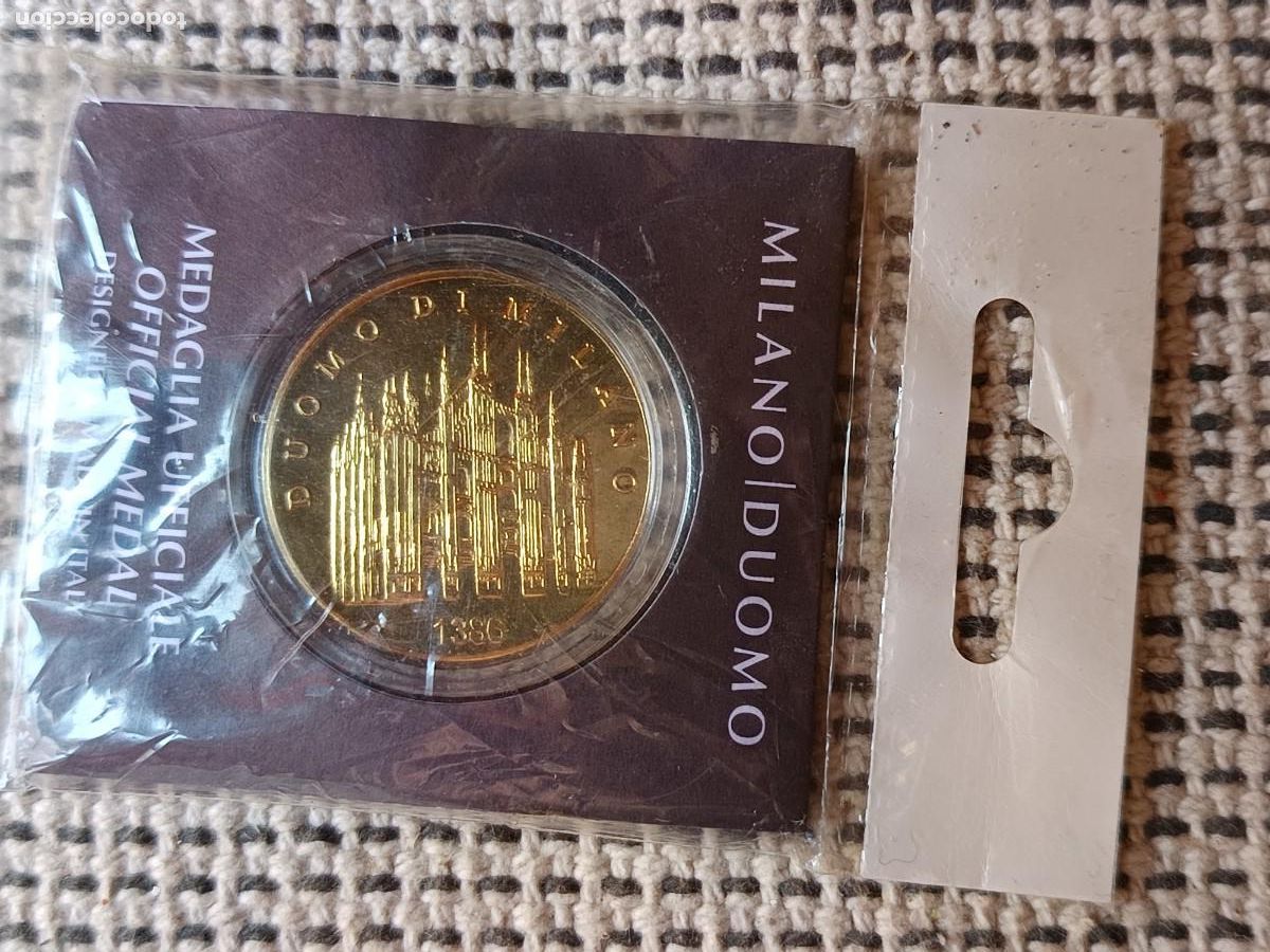 Medallas hist&oacute;ricas: Medalla metal dorado Mil&aacute;n 1386
