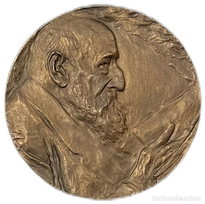 Medallas hist&oacute;ricas: ESPA&Ntilde;A. MEDALLA AL DIRECTOR DE LA REAL ACADEMIA ESPA&Ntilde;OLA. 1.943. OBRA DE MARIANO BENLLIURE. BRONCE