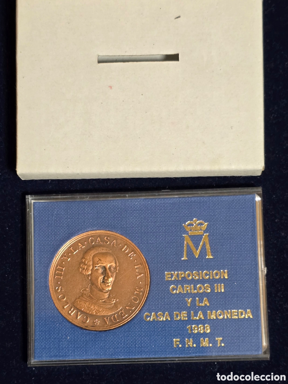 Medallas hist&oacute;ricas: Espa&ntilde;a Medalla Conmemorativa FNMT Carlos III