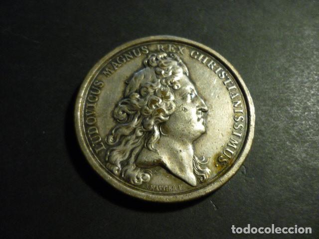 Medallas hist&oacute;ricas: MEDALLA LUIS XIV 1681 CAPITULACI&Oacute;N DE ESTARSBURGO MAVGER GRABADOR 4 CM
