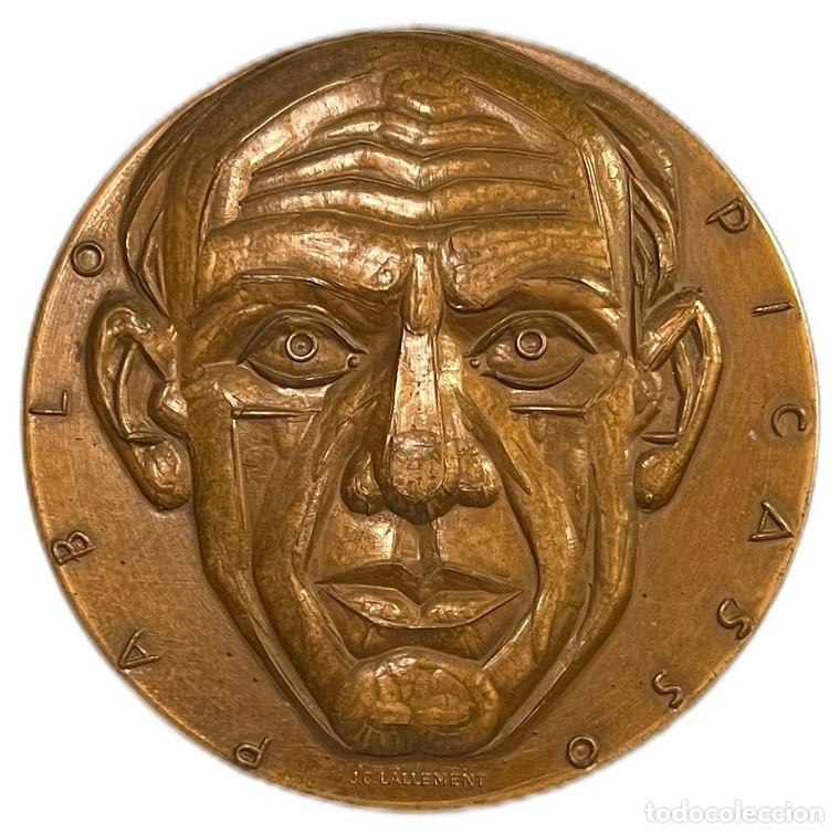Medallas hist&oacute;ricas: MEDALLA HOMENAJE AL PINTOR PABLO PICASSO. 1.967. BRONCE