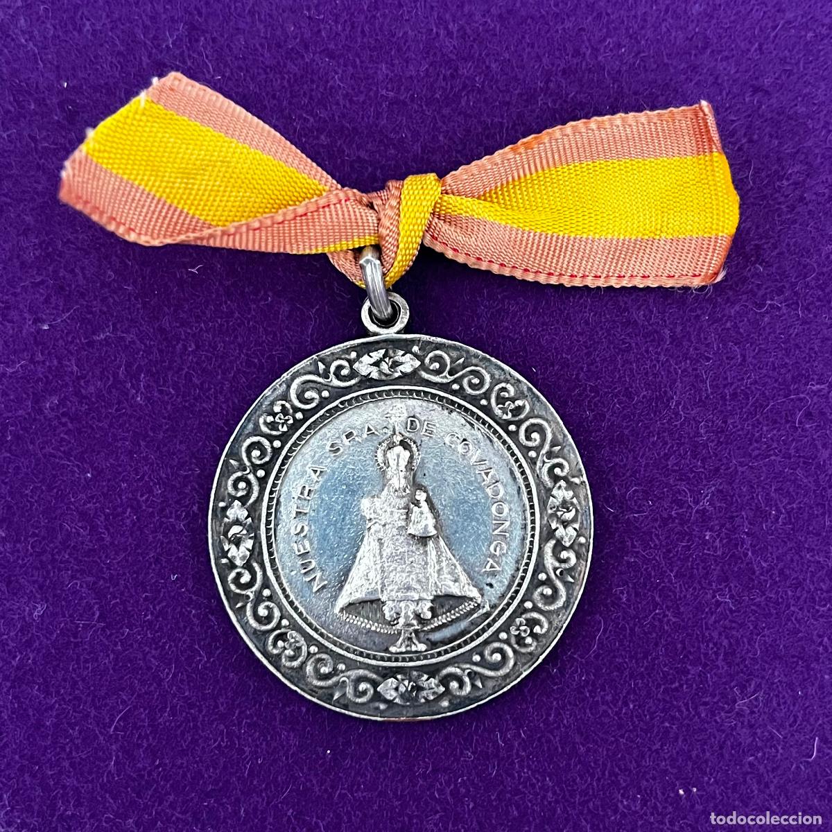 Medallas hist&oacute;ricas: MEDALLA GUERRA CIVIL. NUESTRA SRA DE COVADONGA. CONMEMORACION DE SU RETORNO. 13-6-1939. PLATEADA.