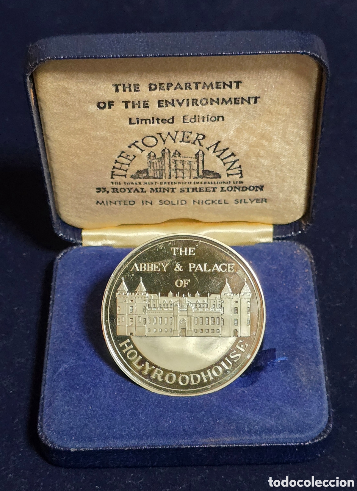 Medallas hist&oacute;ricas: Inglaterra Estuche Medalla del Palacio de Holyroodhouse