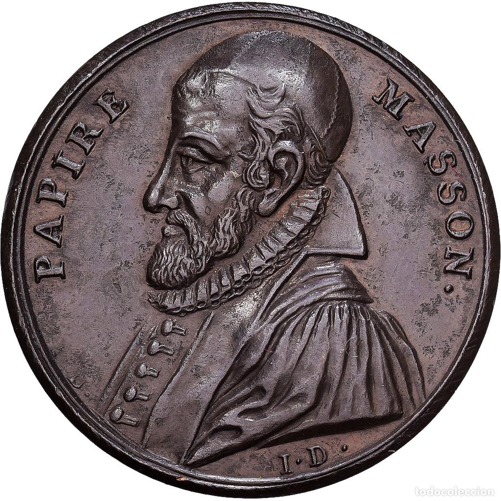 Medallas hist&oacute;ricas: [#1202917] Francia, medalla, PAPIRE MASSON, 1611, Bronce, Dassier, EBC+, Feuardent:9581