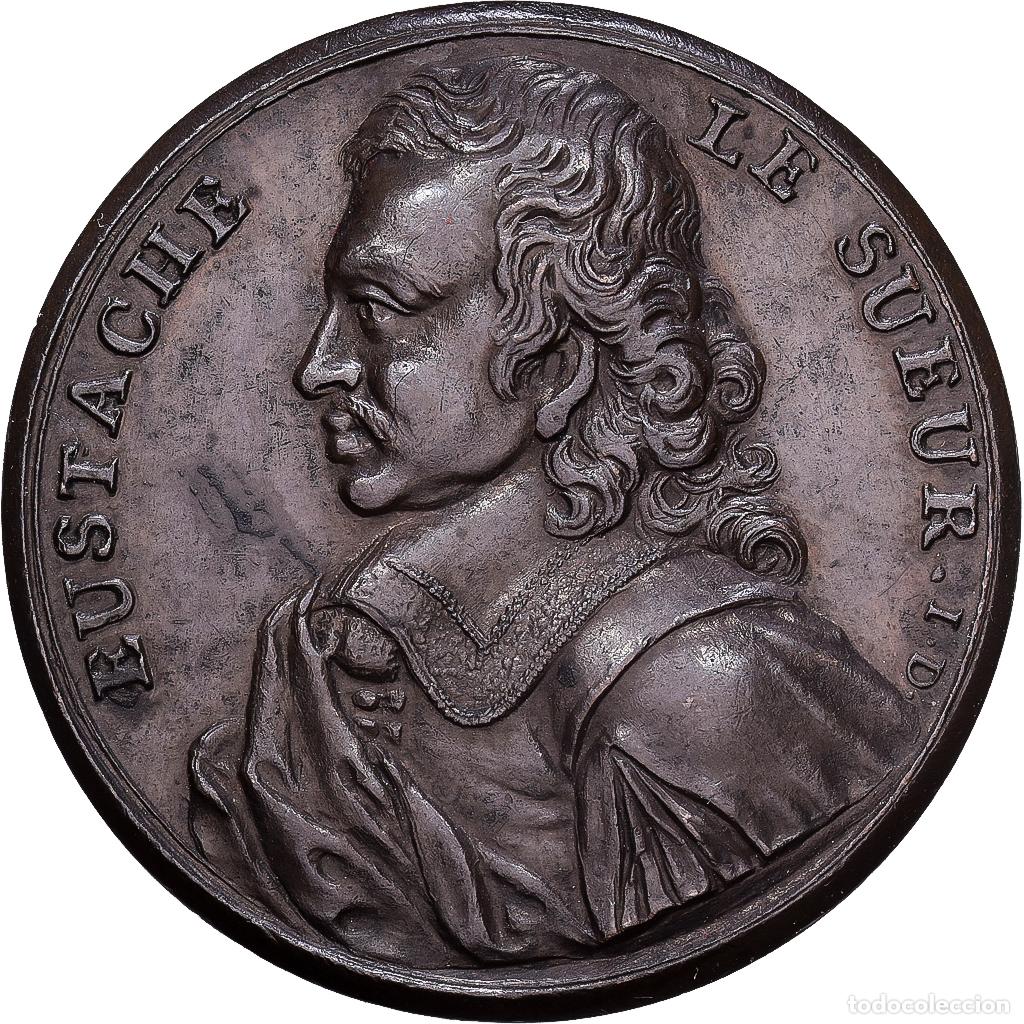 Medallas hist&oacute;ricas: [#1202916] Francia, medalla, EUSTACHE LE SUEUR, 1655, Bronce, Dassier, EBC+