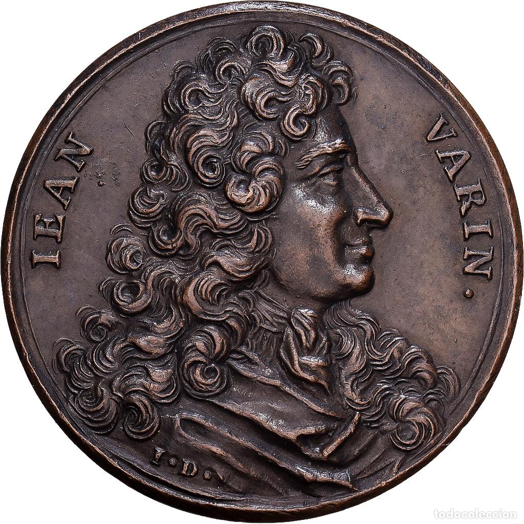 Medallas hist&oacute;ricas: [#1202918] Francia, medalla, JEAN VARIN, 1675, Bronce, Dassier, EBC+, Feuardent:5696