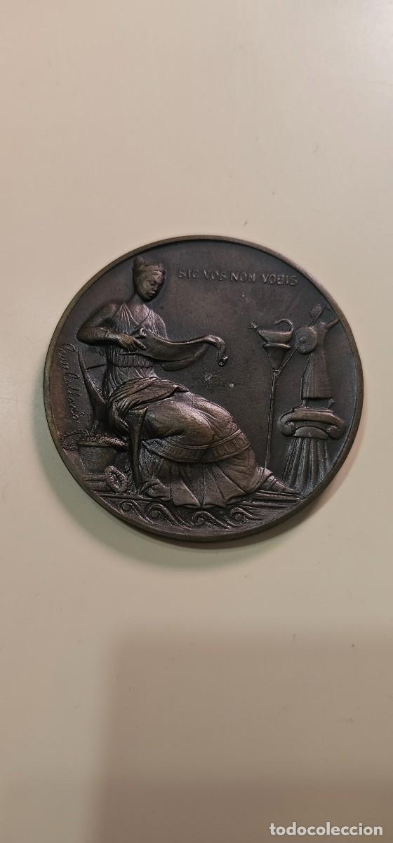 Medallas hist&oacute;ricas: Preciosa medalla conmemorativa 1958 de archivos y museos espa&ntilde;oles