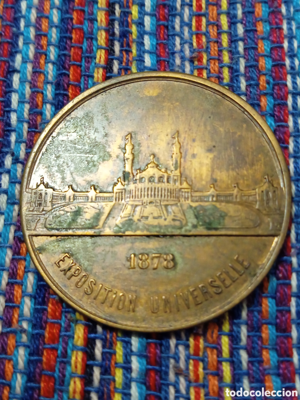 Medallas hist&oacute;ricas: EXPOSITION UNIVERSELLE 1878-P.VICENTE ODONE CABALLERO DE GRACIA 14 y 16-MADRID FABRICANTE SOMBREROS