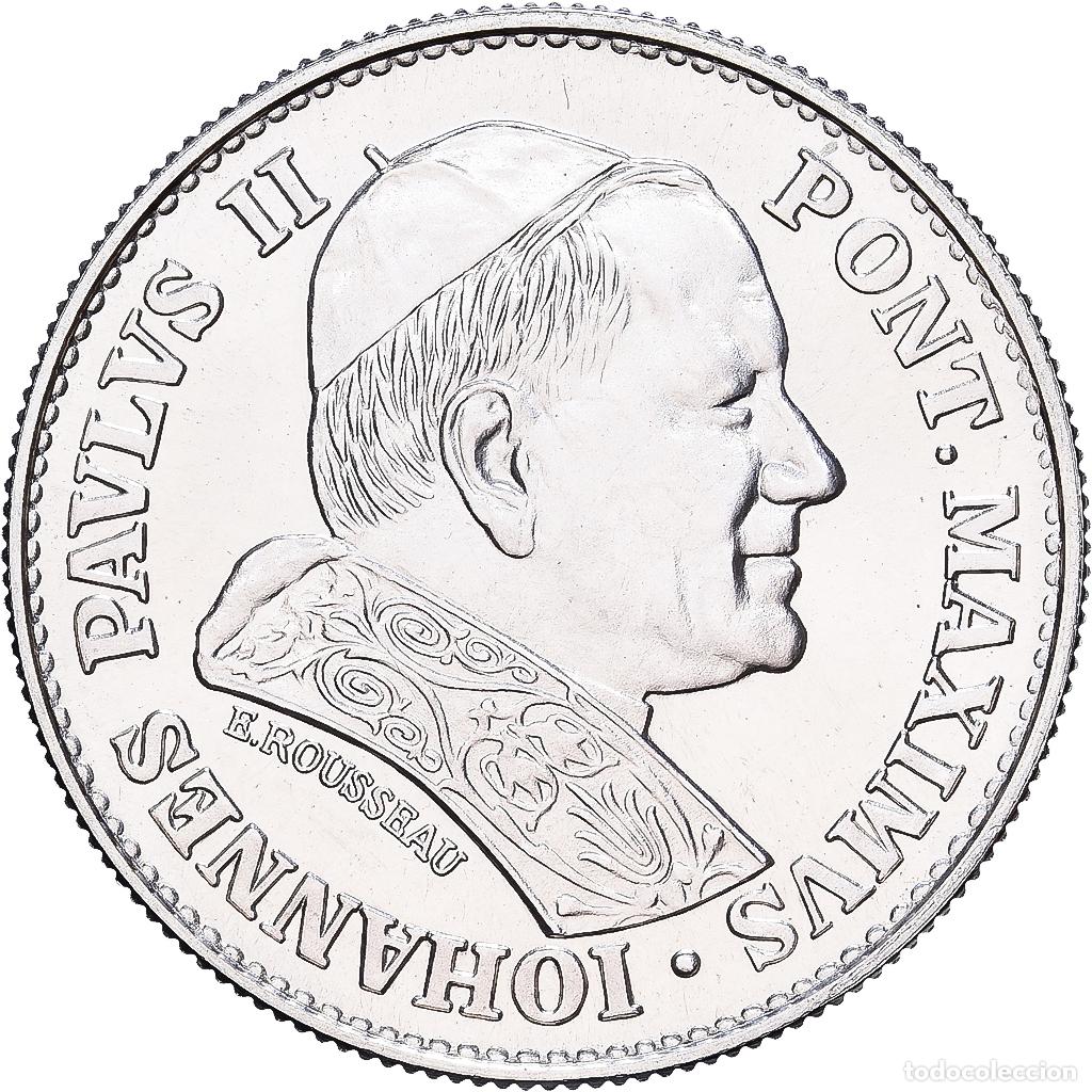 Medalhas hist&oacute;ricas: [#1167845] Francia, medalla, Jean-Paul II, Paris-Lisieux, 1980, Monnaie de Paris, Plata
