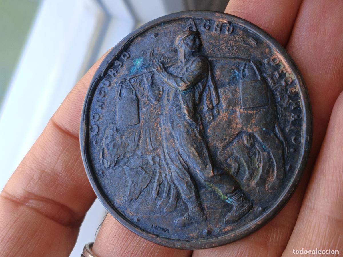 Medallas hist&oacute;ricas: Medalla de Vizcaya, Pa&iacute;s Vasco. Concurso agropecuario 1924 Bilbao