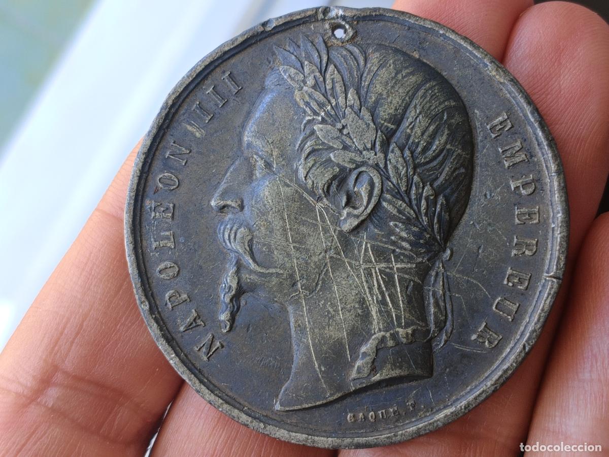 Medallas hist&oacute;ricas: FRANCIA, EXPOSITION INTERNATIONALE DE BAYONNE BAYONA 1864 BAJO EL PATRONAZGO DE NAPOLEON III