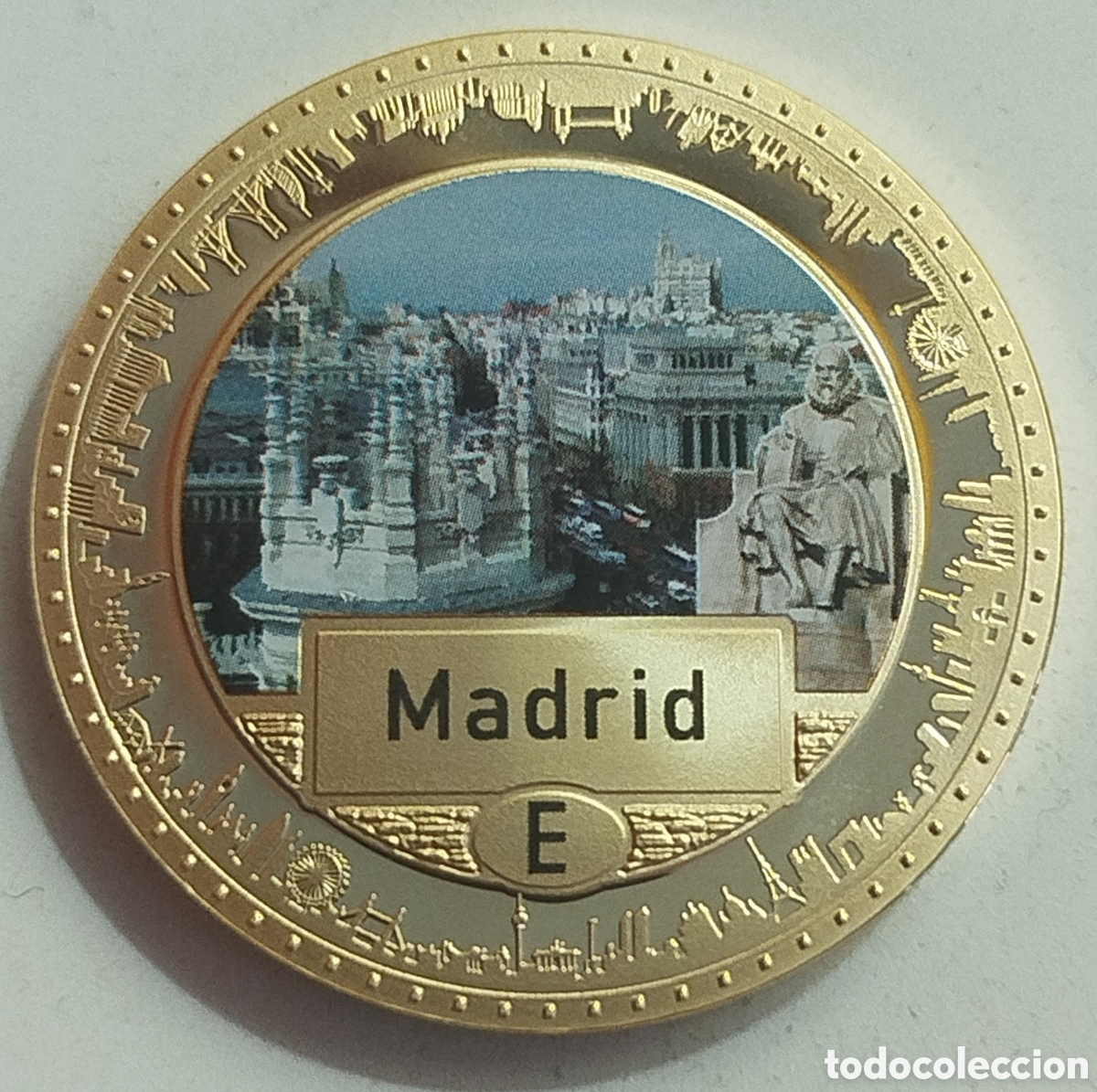 Medallas hist&oacute;ricas: Moneda Madrid - Espa&ntilde;a Capitales Europeas - ECU
