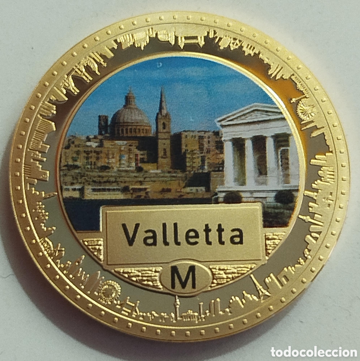 Medallas hist&oacute;ricas: Moneda Valeta - Malta Capitales Europeas - ECU