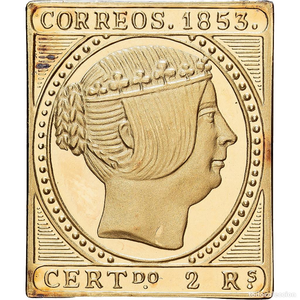 Medallas hist&oacute;ricas: [#1545721] Francia, Timbre, Oro vermeil, FDC
