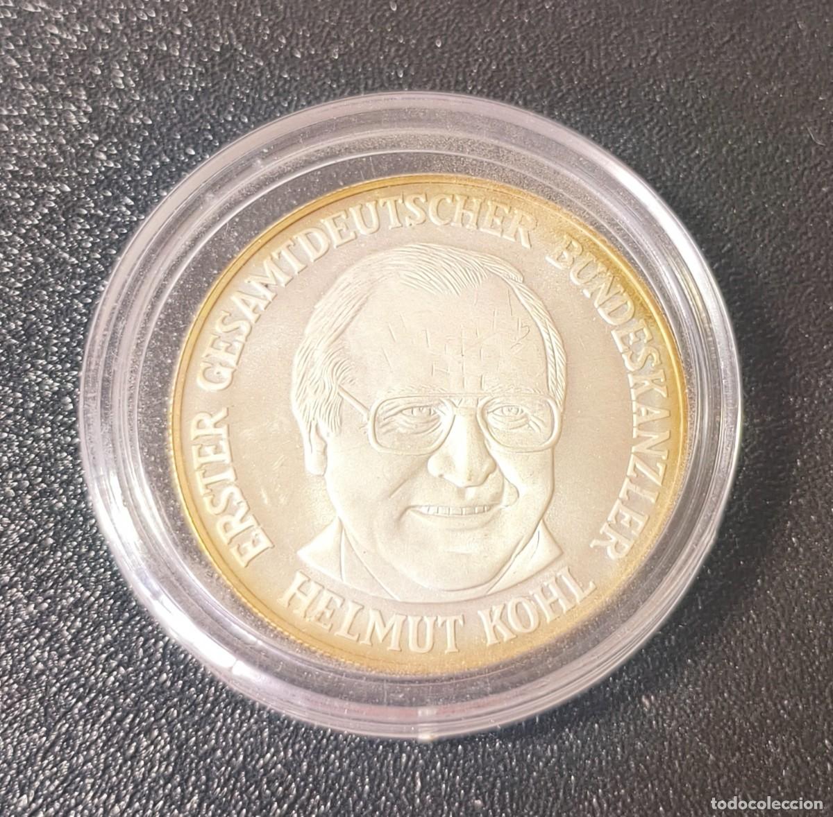 Medallas hist&oacute;ricas: Alemania Medalla Helmut Kohl 1990 (EBC+)