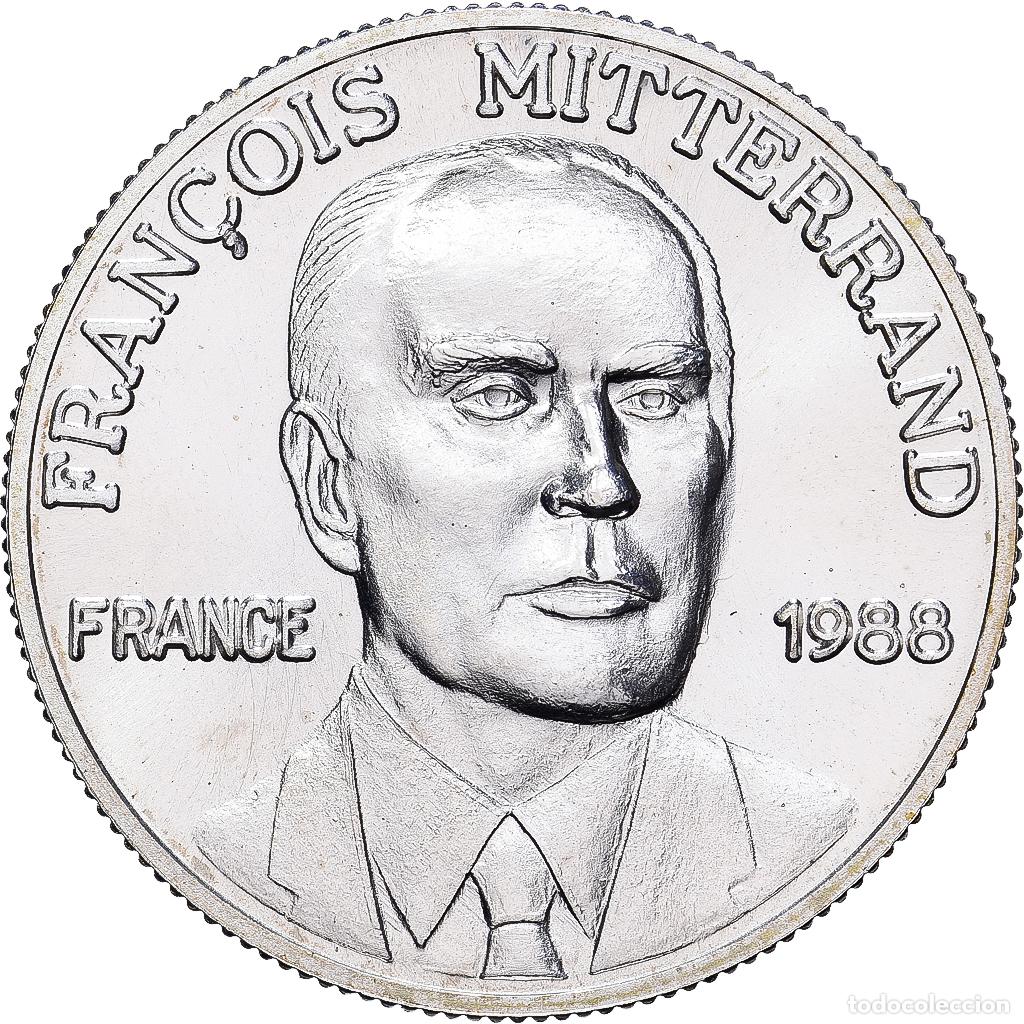 Medallas hist&oacute;ricas: [#1545719] Francia, medalla, Fran&ccedil;ois Mitterrand, 1988, Plata, FDC, FDC