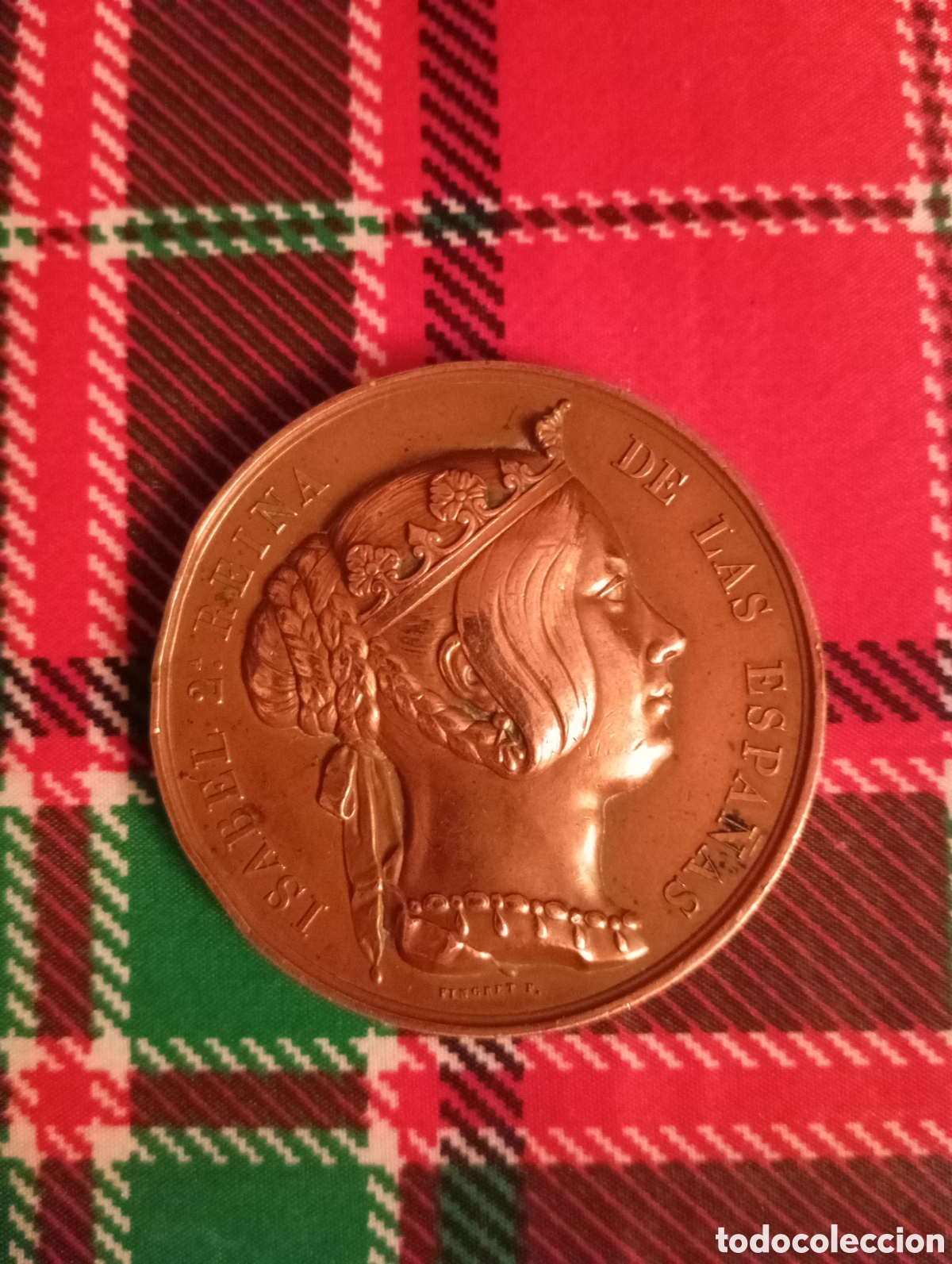 Medallas hist&oacute;ricas: Medalla Isabel 2 Reina de las Espa&ntilde;as Militar Ingenieros 1817