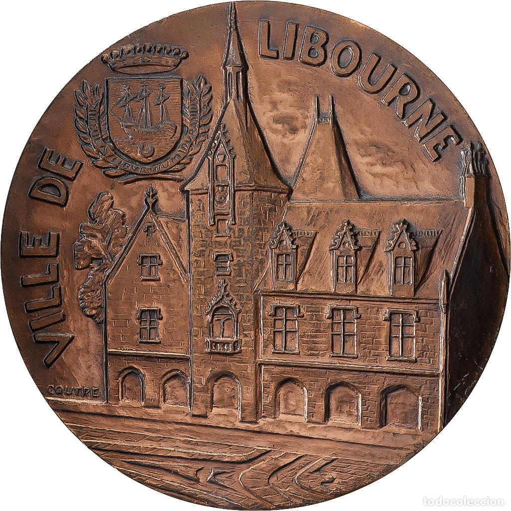 Medallas hist&oacute;ricas: [#1529471] Francia, medalla, Ville de Libourne, Bronce, Coutr&eacute;, MBC+