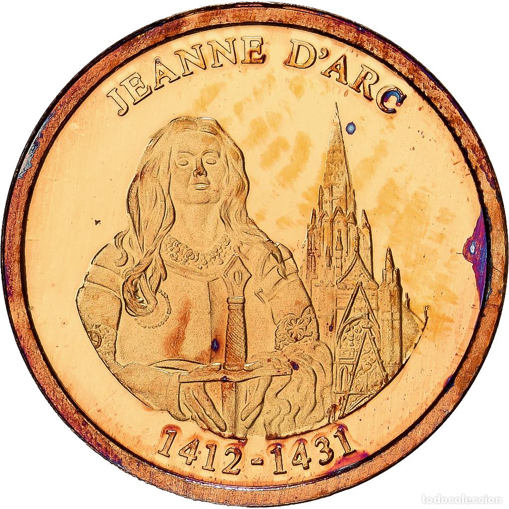 Medallas hist&oacute;ricas: [#1529670] Francia, medalla, Jeanne d'Arc, 2009, Oro, FDC