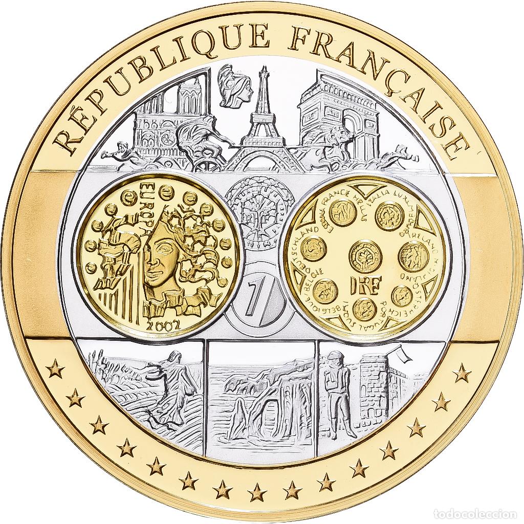 Medallas hist&oacute;ricas: [#1529655] Francia, medalla, Europa, Plata, FDC