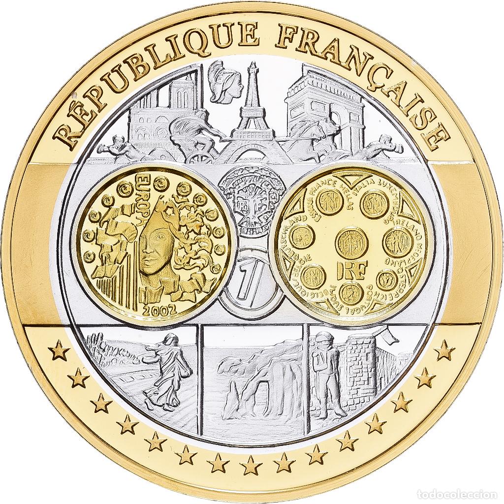 Medallas hist&oacute;ricas: [#1529644] Francia, medalla, Europa, Plata, FDC