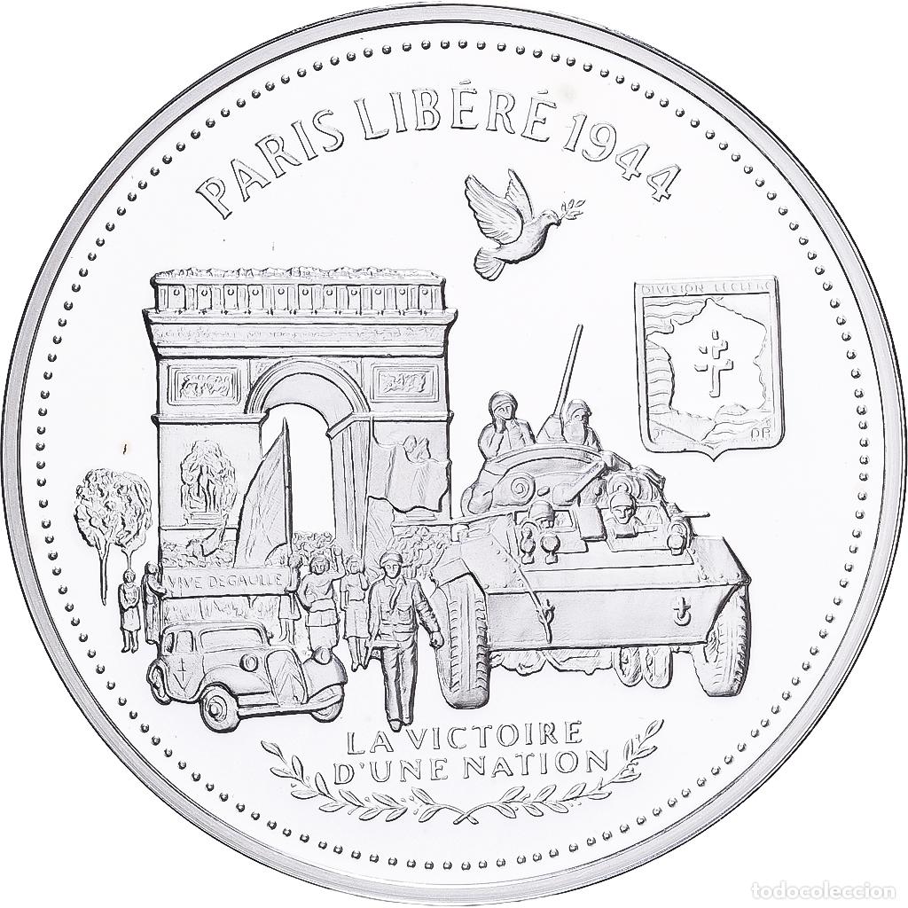 Medallas hist&oacute;ricas: [#1529662] Francia, medalla, Seconde Guerre Mondiale, Paris Lib&eacute;r&eacute;, 25 Ao&ucirc;t 1944, Plata