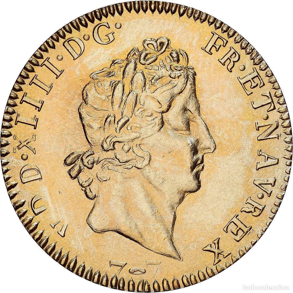 Medalhas hist&oacute;ricas: [#1529552] Francia, medalla, Reproduction Louis d'Or aux Insignes, Louis XIV, Cobre -