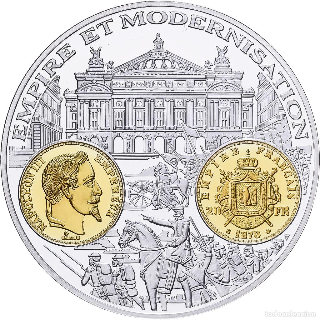 Medallas hist&oacute;ricas: [#1529942] Francia, medalla, 2000 Ans d'Histoire Mon&eacute;taire, 20 Francs Napol&eacute;on III