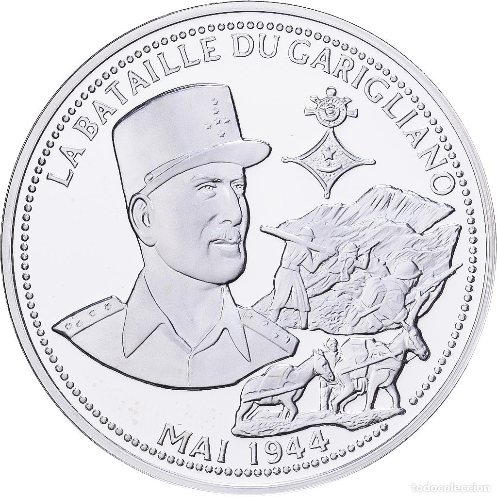 Medallas hist&oacute;ricas: [#1529976] Francia, medalla, La Bataille du Garigliano, Plata, FDC