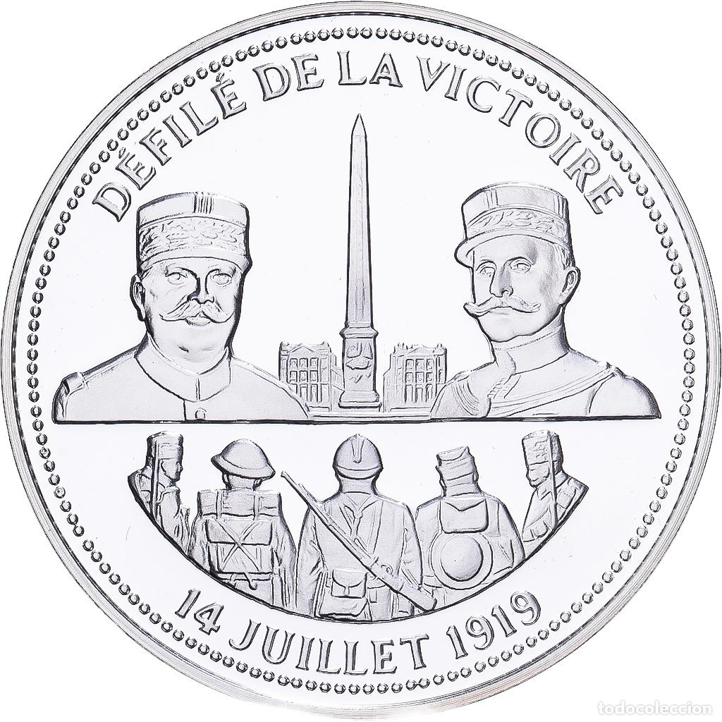Medallas hist&oacute;ricas: [#1529978] Francia, medalla, D&eacute;fil&eacute; de la Victoire, Plata, FDC