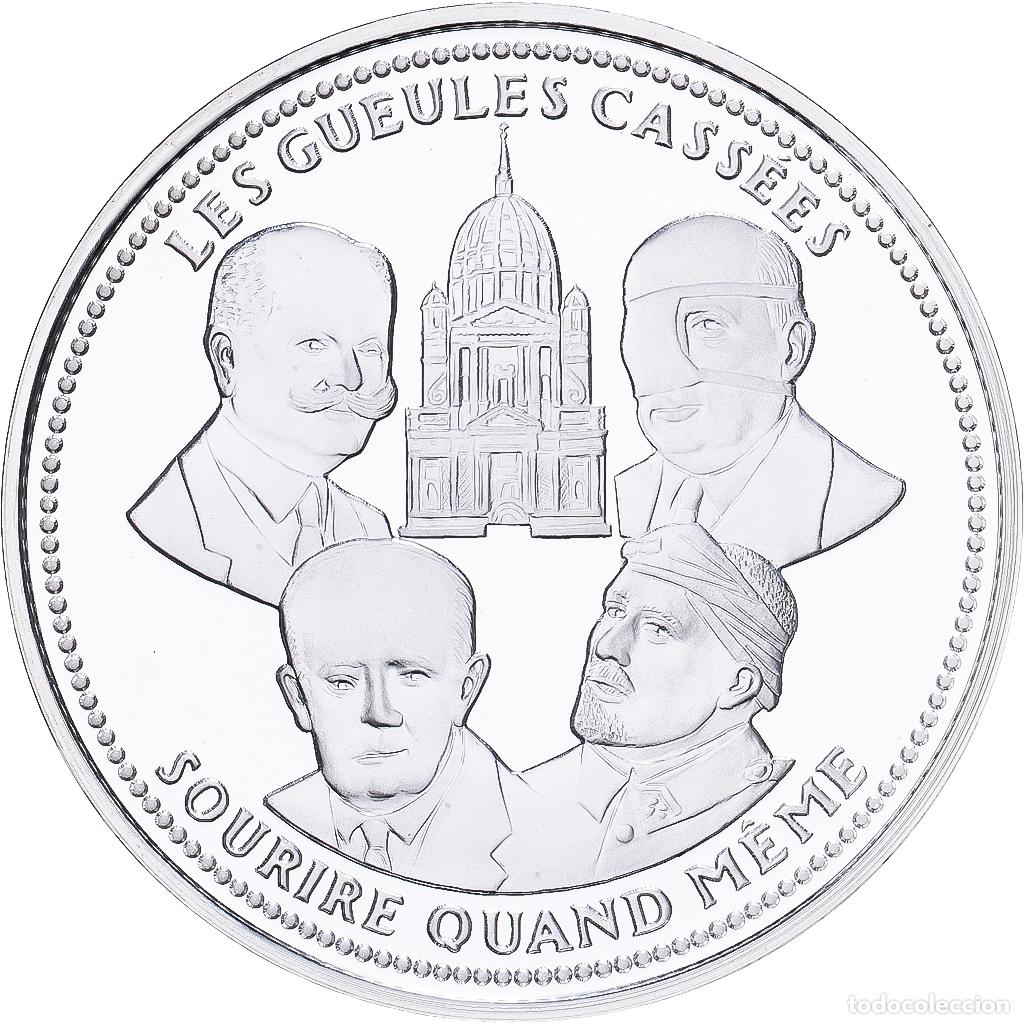 Medallas hist&oacute;ricas: [#1529982] Francia, medalla, Les gueules cass&eacute;es, Plata, FDC
