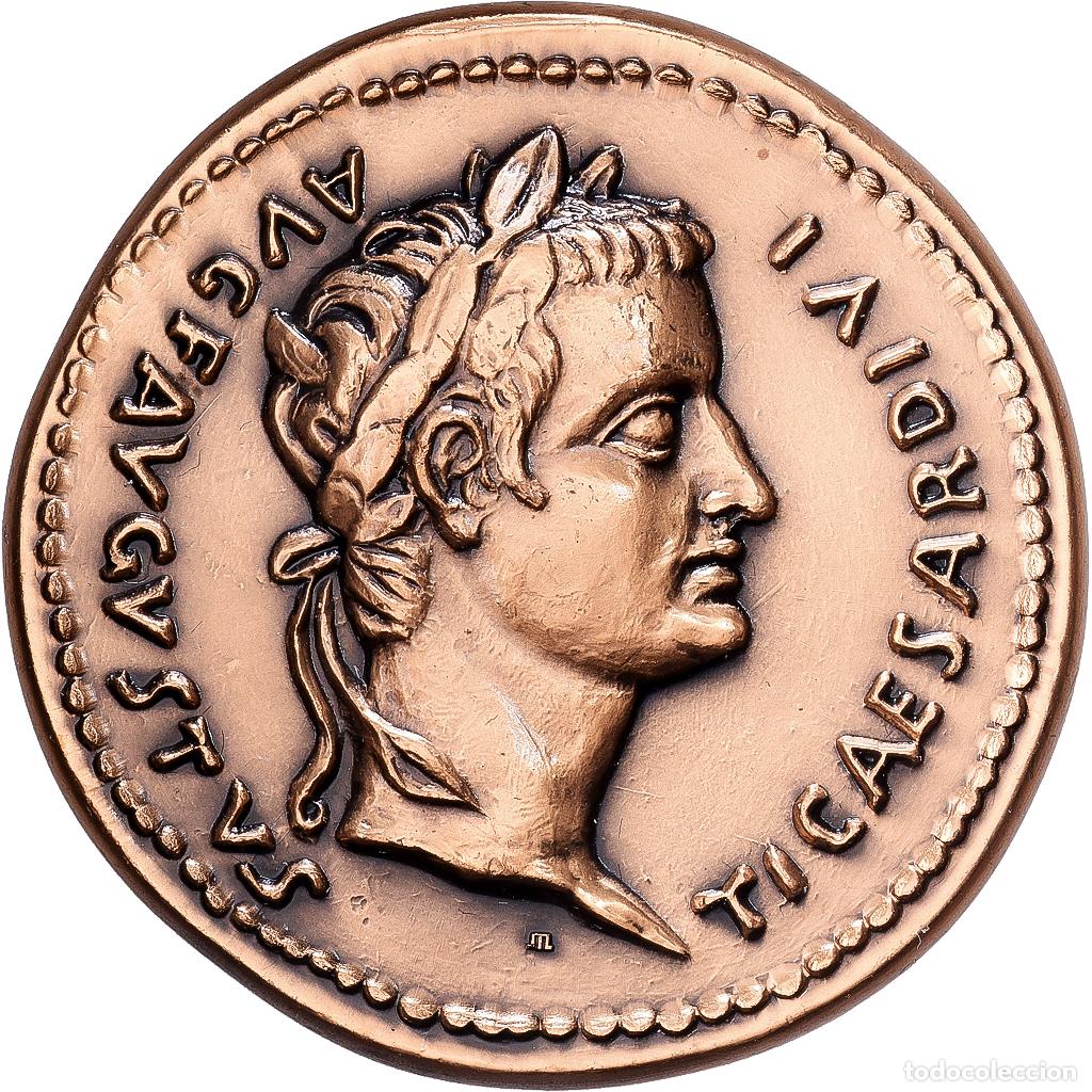 Medallas hist&oacute;ricas: [#1529762] Francia, medalla, Reproduction Monnaie Antique, Tib&egrave;re, Bronce, FDC