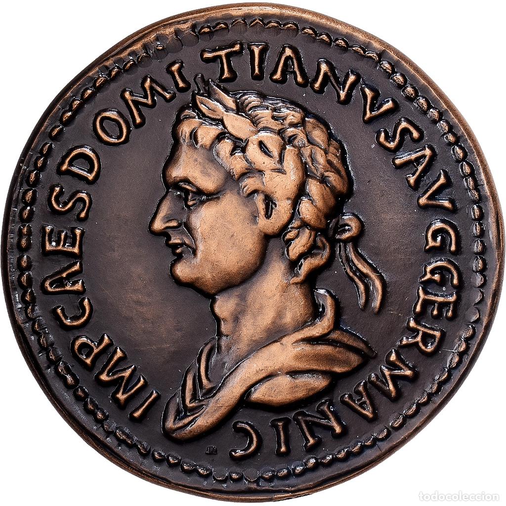 Medallas hist&oacute;ricas: [#1529769] Francia, medalla, Reproduction Monnaie Antique, Domitien, Bronce, FDC