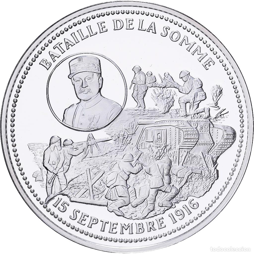 Medallas hist&oacute;ricas: [#1529989] Francia, medalla, Bataille de la Somme, Plata, FDC