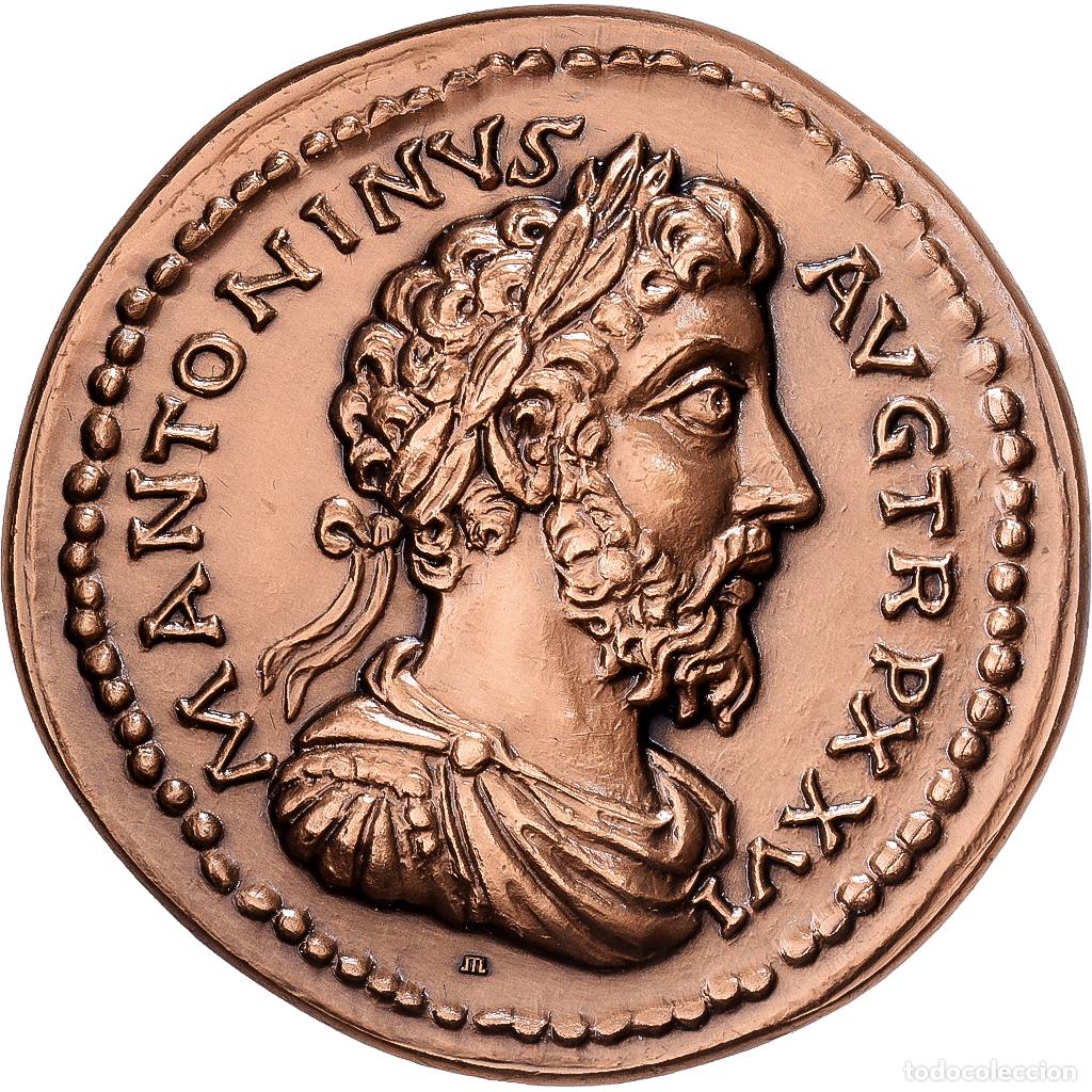 Medallas hist&oacute;ricas: [#1529770] Francia, medalla, Reproduction Monnaie Antique, Marc Antoine, Bronce, FDC