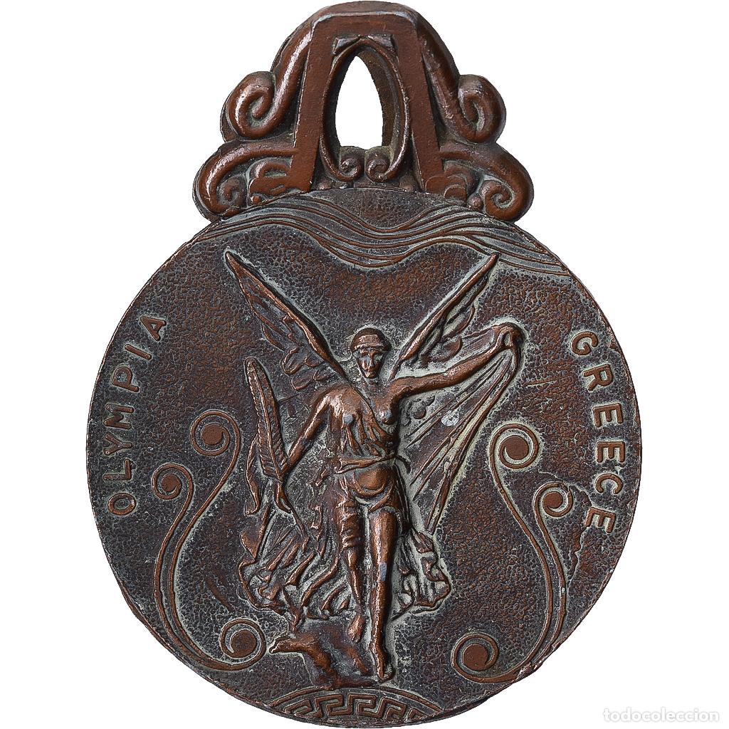 Medallas hist&oacute;ricas: [#1529466] Grecia, medalla, Olympia, Bronce, Pince &agrave; Billets, EBC